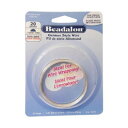 Beadalon(ビーダロン) ハーフラウンドワイヤー ノンターニッシュシルバー 0.81mm×3m 20 手芸におすすめ!【メール便対応】