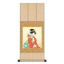 色紙掛・色紙セット 上村松園 鼓の音 31×75cm NS2YAC-004 お部屋の雰囲気をタペストリーでお洒落に演出!【送料無料】