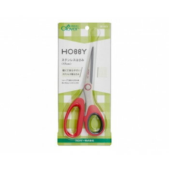 クロバー　ステンレスはさみ「ホビー」（17cm）　36-623 長時間使っても負担が少ないはさみ【メール便対応】