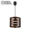オーム電機 OHM 室内照明器具ペンダントライト LT-Y10CW 木枠から広がる光がオシャレな空間を演出するペンダントライト。【送料無料】