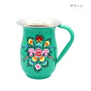カシミールペイント ステンレス ジャグ グリーン 32523020024 カシミール地方の伝統工芸!【送料無料】
