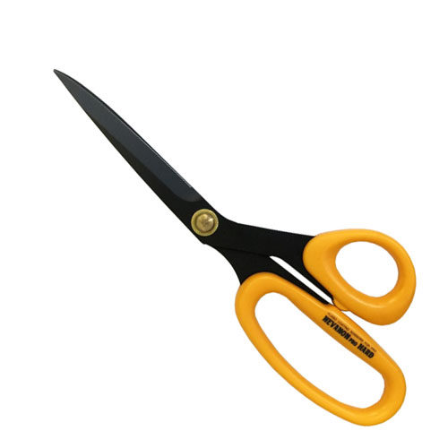 ハサミ はさみ 刃物 漁業 シルキー ネバノン プロハード ビックハンドル 270mm NDN-270H イエロー 工業用 日曜大工 べたつかない ベタつき防止...