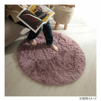 グラムスタイル シフォン PU オールドローズ 95cm円形 「GSCD312199」 オールシーズン対応【送料無料】