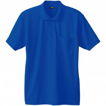 桑和 50397 半袖ポロシャツ(胸ポケット付き) LLサイズ ロイヤルブルー(203) SOWA 通気性に優れたハニカムメッシュを使用