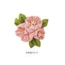 オリムパス はじめてのつまみ細工 キット さくらのブローチ TZ-13 C ボンドだけで完成できるかんたんキット。【メール便対応】