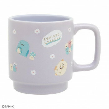 サンエックス San-x すみっコぐらし マグカップ(パープル) TK19604 贈り物にぴったり!