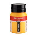 AMSTERDAM　アムステルダム　アクリリックカラー500ml　アゾイエローディープ270 476058 大作用アクリル絵具です。