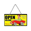 マーキュリーOPEN/CLOSEサイン Driving Mr.T ME013635 OPENとCLOSEのティンサイン【メール便対応】
