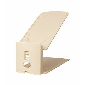 吉川国工業所　くつホルダー高さ調節6P　ベージュ 靴の高さに合わせて上手に収納♪下駄箱内をスッキリ整頓!!