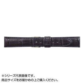 MIMOSA(ミモザ) 時計バンド クロコマット 19mm ネイビー (美錠:銀) WRM-N19 場面に合わせて、スタイリッシュにベルト交換!【送料無料】【メール便対応】