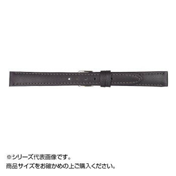 MIMOSA(ミモザ) 時計バンド EMカーフ 10mm ブラック (美錠:銀) CEM-A10 場面に合わせて、スタイリッシュにベルト交換!【メール便対応】