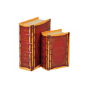 ブック型収納ボックス BOOK BOX 2個セット 28269 洋書デザインの収納ボックス。【送料無料】