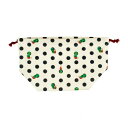 はらぺこあおむし 和雑貨 ランチ巾着 水玉ベージュベース CKEC0014-4 贈り物に!