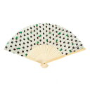 はらぺこあおむし 和雑貨 扇子 水玉(ベージュベース) CKEC0015-3 贈り物に!【メール便対応】