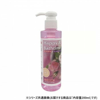 ペット用品 ハッピー＆バスタイム バラの香り200ml 021016 バラの香りの入浴液