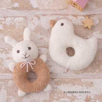 ハマナカ オーガニック ベビー がらがら うさぎとことり H434-542 オーガニックコットンのやさしい手触..