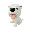 眼鏡スタンド(ホワイトテリア) 32003 犬のデザインがかわいい眼鏡スタンド。