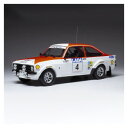 イクソモデル フォード エスコート MK II RS 1800 77 1/18スケール 1000湖 4 A.Vatanen/A.Aho 18RMC143 細部ま...