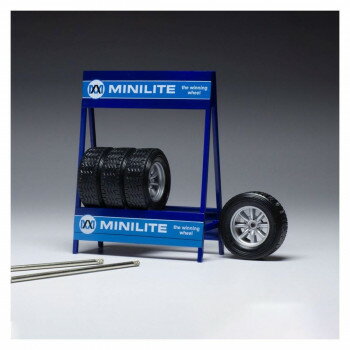 イクソモデル タイヤセット Mini Lite 1/18スケール シルバー 18SET010W 細部までこだわったパーツ【送料無料】