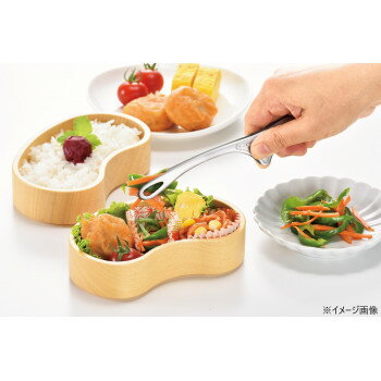 オールステンレス 足付き便利トング 中 AST-002 足つきなので卓上に置いても衛生的!