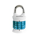 4桁ワード可変式南京錠 1535JADWDTEAL 1535JADWDTEAL パスワードでより複雑なロックに