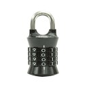 4桁ナンバー可変式南京錠 1535JADBLK 1535JADBLK パスワードでより複雑なロックに