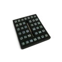 オールドアルファベット&ナンバー刻印セット 英字26個、数字10個、記号2個、打ち棒1本 PI8142-20 レザークラフトにおすすめ!【送料無料】【メール便対応】