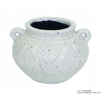村田屋産業 グレーズドジャーポット ブライトホワイト L 1510 グレーズドジャーポット【送料無料】