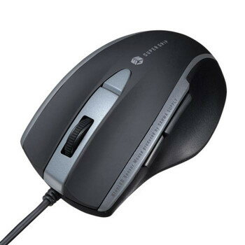 静音有線ブルーLEDマウス(5ボタン) MA-BL168BK 手に吸い付くようなグリップ感でつかみやすい形状の有線マウス 静音有線ブルーLEDマウス(5ボタン) MA-BL168BK 手に吸い付くようなグリップ感でつかみやすい形状の有線マウス