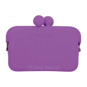 ピージーデザイン DO-MO(ドーモ) パープル シンプルなシリコンがまぐち