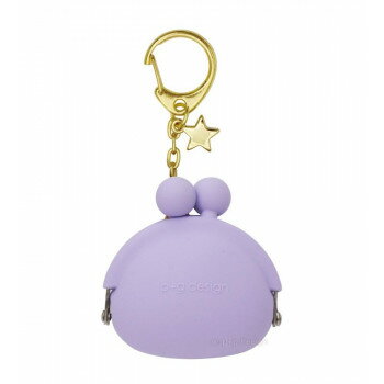 ピージーデザイン FuwariPOCHI BABY(フワリポチベビー) グレープ やさしい色合いのキーリング