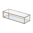 22626 フレームボックス レクトL ゴールド アイアンとブラスの魅せるショーケース!【送料無料】