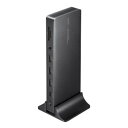 サンワサプライ ドッキングステーション(4K・HDMI×2画面出力・ACアダプタ付) USB-CVDK16 ケーブル1本で映像出力ができるドッキングステーション【送料無料】(2)
