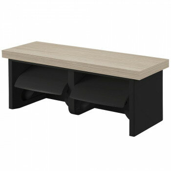 三栄　SANEI　ダブルペーパーホルダー棚付　W2810-320-THD 棚付きダブルペーパーホルダー【送料無料】