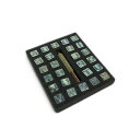 アルファベット刻印セット(ブロック体) 大 26文字 PI8143-00 レザークラフトにおすすめ!【送料無料】【メール便対応】