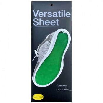 Versatile Sheet バーサタイルシート 1足分(2枚入り) グリーン 自由にカットできる靴底の滑り止めシート。