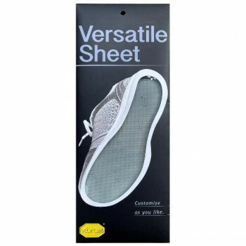 Versatile Sheet バーサタイルシート 1足分(2枚入り) グレー 自由にカットできる靴底の滑り止めシート。