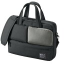 サンワサプライ カジュアルPCバッグ 13.3インチワイド対応 ブラック BAG-CA11BK 3つのフロントポケットが特徴の軽くて便利なカジュアルバッグ【送料...