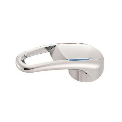 三栄 SANEI シングルレバーハンドル PR2390F 温冷マーク付のシングルレバーハンドル。