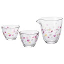 TEBINERI HARUIRO 酒器セット S6318 花びらの模様がオシャレ♪【送料無料】