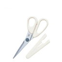 クロバー ステンレスはさみ「キャポ」 170ホワイト (17cm) 36-662 持ち運びに便利♪【送料無料】【メール便対応】