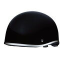 ユニカー工業 ヘルメット ダックテール ブラック BH-19K 125cc以下のオートバイ用ハーフ型ヘルメット!!【送料無料】