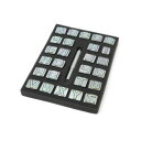 アルファベット刻印セット(ブロック体) 特大 26文字 PI8141-00 レザークラフトにおすすめ!【送料無料】【メール便対応】