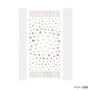 TSUMEKIRA(ツメキラ) ネイルシール(ジェル専用) いっちょこプロデュース ドットフラワー&リボン ピンクゴールド SG-ICH-003 ネイルシールでおしゃれを楽しもう!【メール便対応】