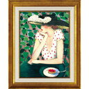 ユーパワー カシニョール「甘い誘惑」 CA-05033 絵と額がセットになった商品【送料無料】