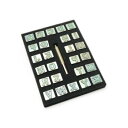 アルファベット刻印セット ウッド 26本 PI8138-00 レザークラフトにおすすめ!ウッドのアルファベット刻印セット【送料無料】【メール便対応】