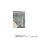 ブランケット ブロックストライプ グレー 11724006182 シンプルなので男性にも