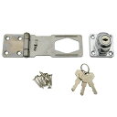 JY460 鍵つき掛金錠 95mm ステンレス 3本キー 00071460-001 掛金の交換にどうぞ!【送料無料】【メール便対応】