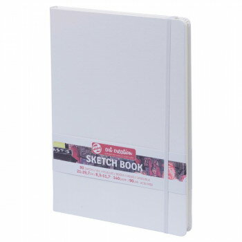 ターレンス アートクリエーションスケッチブック　ホワイト　21×30CM　T9314-103M 407200 絵を描く手帳。