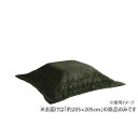 こたつ布団 正方形 無地 コーデュロイ調 抗菌防臭 グリーン 約205×205cm 1181830120311 こたつ布団【送料無料】